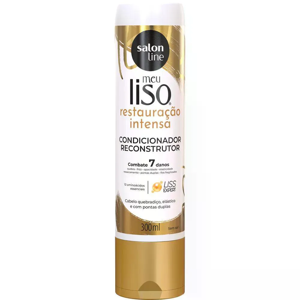 CONDICIONADOR MEU LISO RESTAURAçãO INTENSA SALON LINE 300ML