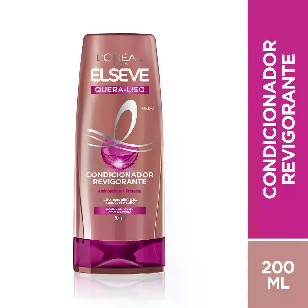CONDICIONADOR ELSEVE LISO 200ML