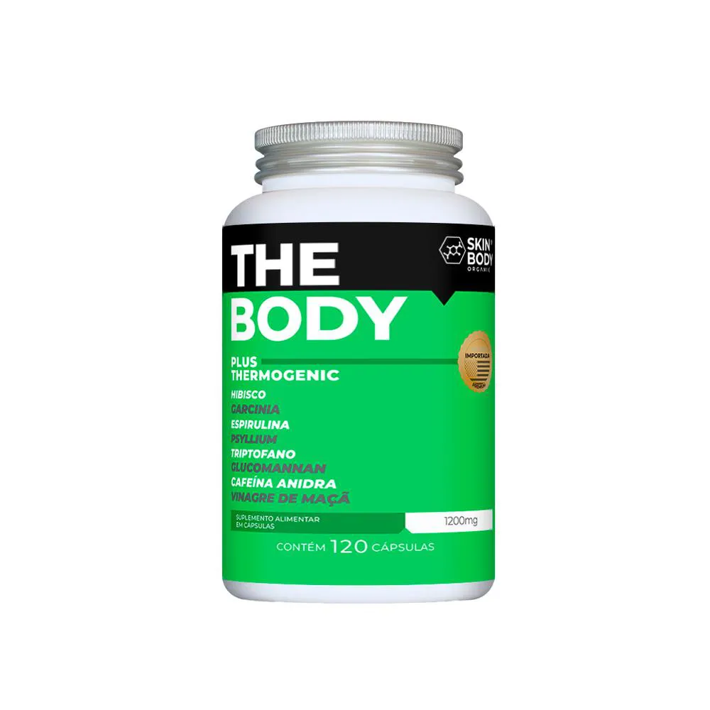 THE BODY PLUS TERMOGêNICO - TRATAMENTO PARA 1 MêS 1 UN. 180 CAPS.