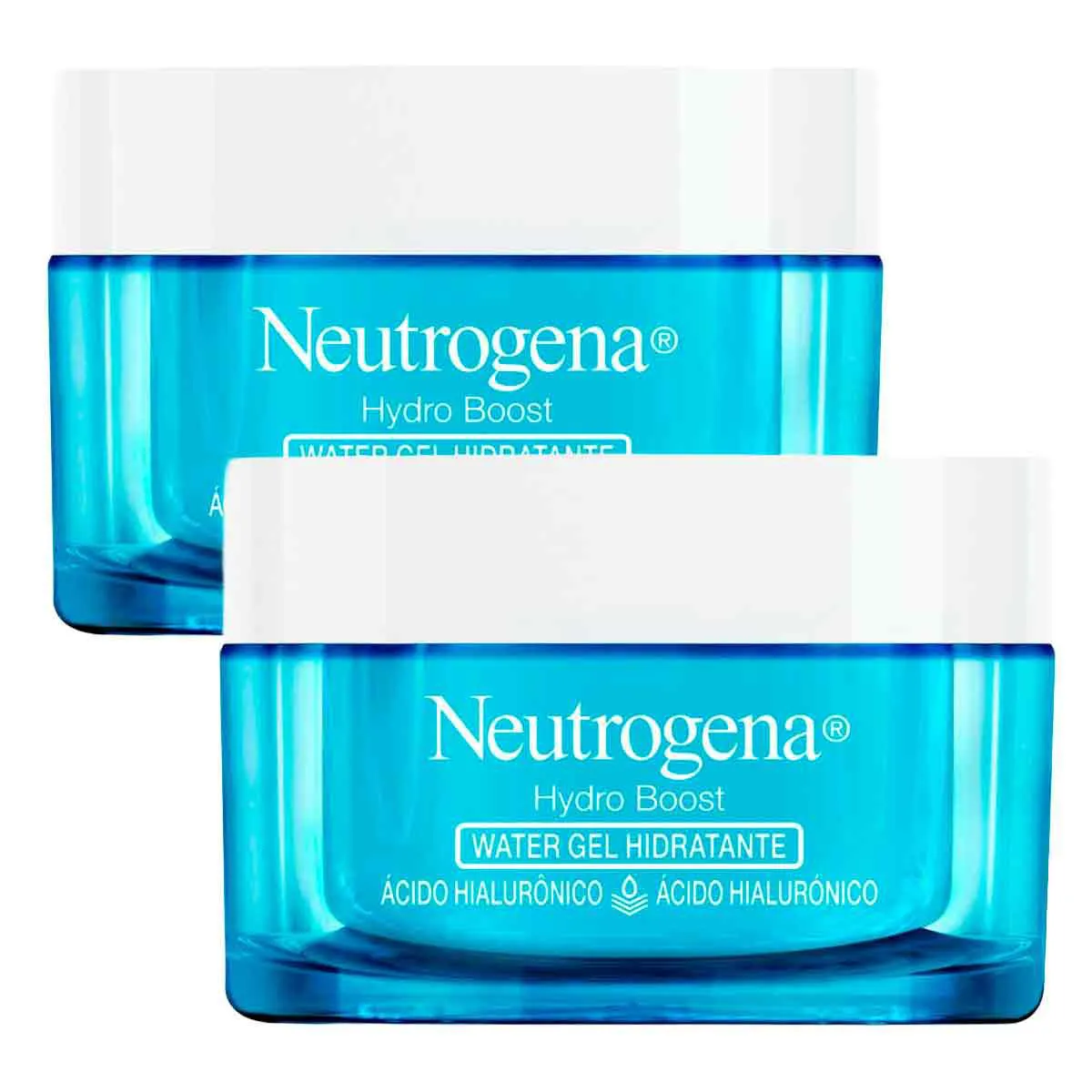 Kit Hidratante Facial Neutrogena Hydro Boost Water Gel 2 unidades de 50g cada