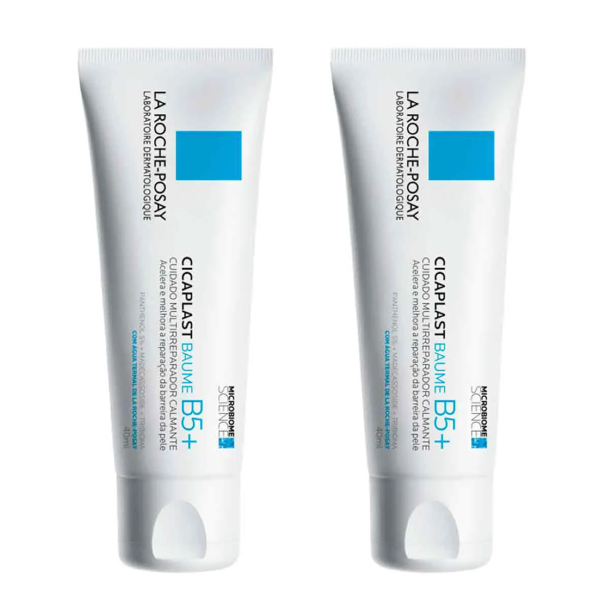 Kit Creme Multirreparador Calmante Cicaplast Baume B5+ La Roche-Posay 2 unidades de 40ml cada
