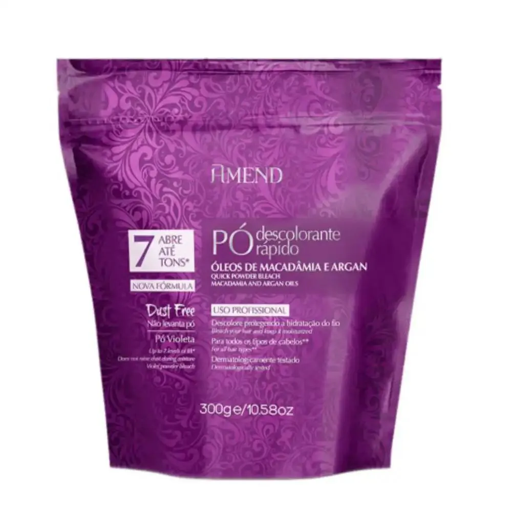 AMEND Pó DESCOLORANTE ÓLEOS DE MACADâMIA E ARGAN 300G