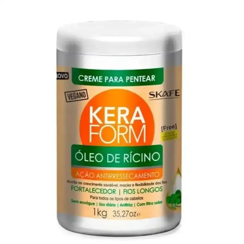 CREME DE PENTEAR KERAFORM OLEO RICINO 1KG