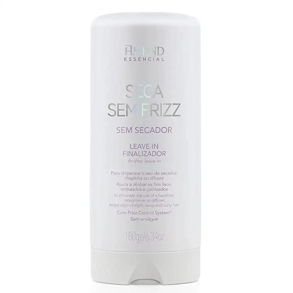 LEAVE-IN FINALIZADOR ESSENCIAL SECA SEM FRIZZ AMEND 180ML