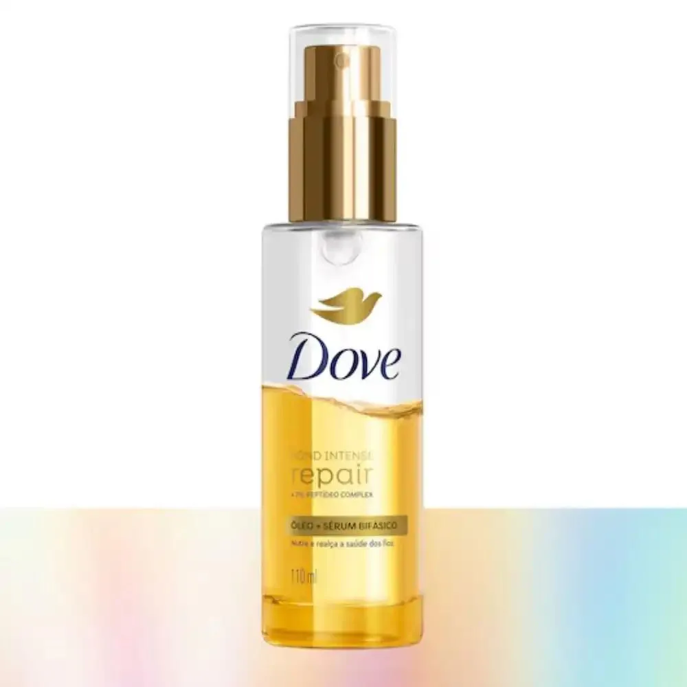 ÓLEO + SéRUM BIFáSICO DOVE BOND INTENSE REPAIR 110ML