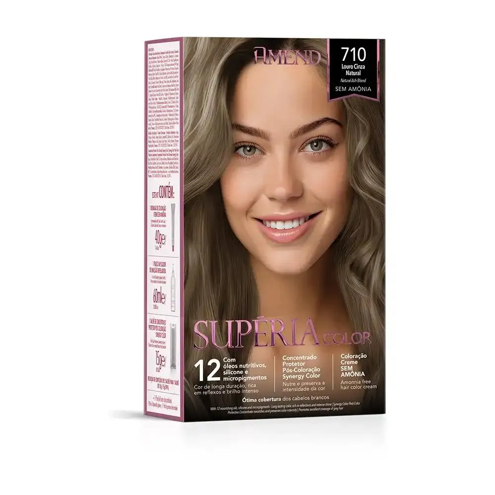 TONALIZANTE AMEND SUPéRIA COLOR 710 LOURO CINZA NATURAL