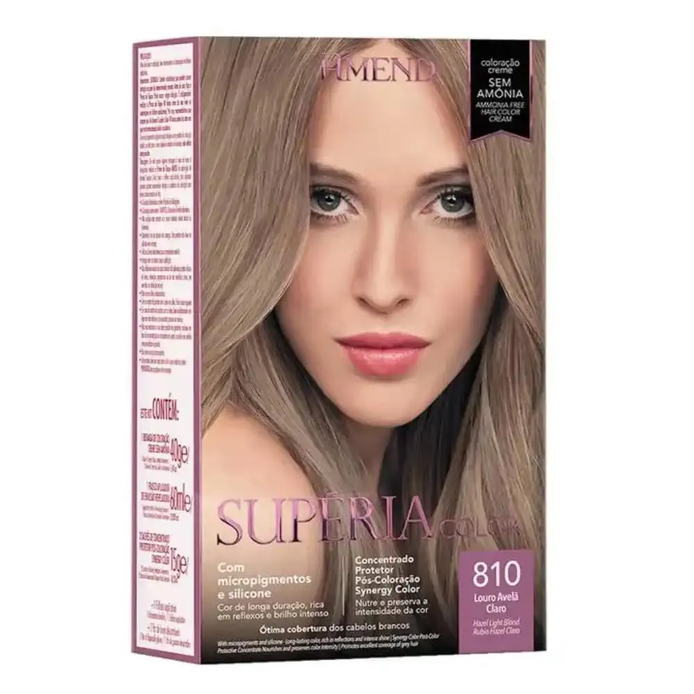 TONALIZANTE AMEND SUPéRIA COLOR 810 LOURO AVELã CLARO
