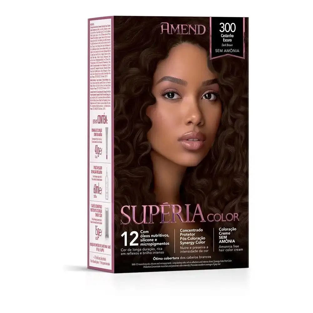 TONALIZANTE SUPéRIA AMEND COLOR 300 CASTANHO ESCURO