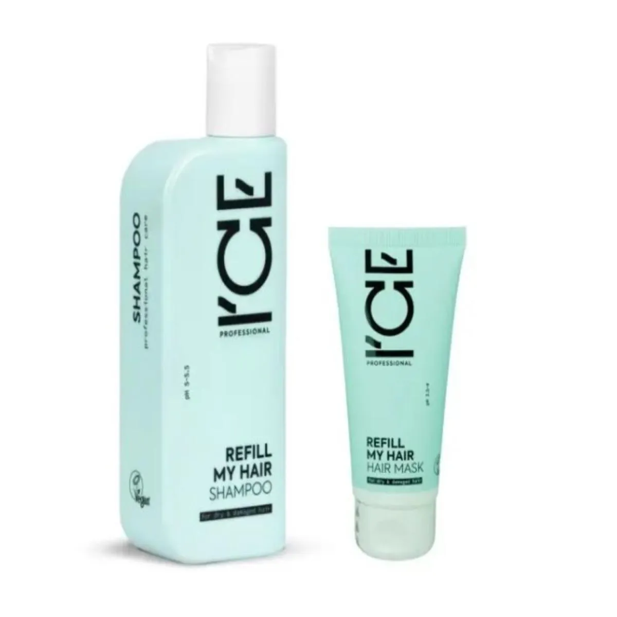 KIT REFIL MY HAIR SHAMPOO 250ML+MáSCARA 50ML ICE PROFESSIONAL