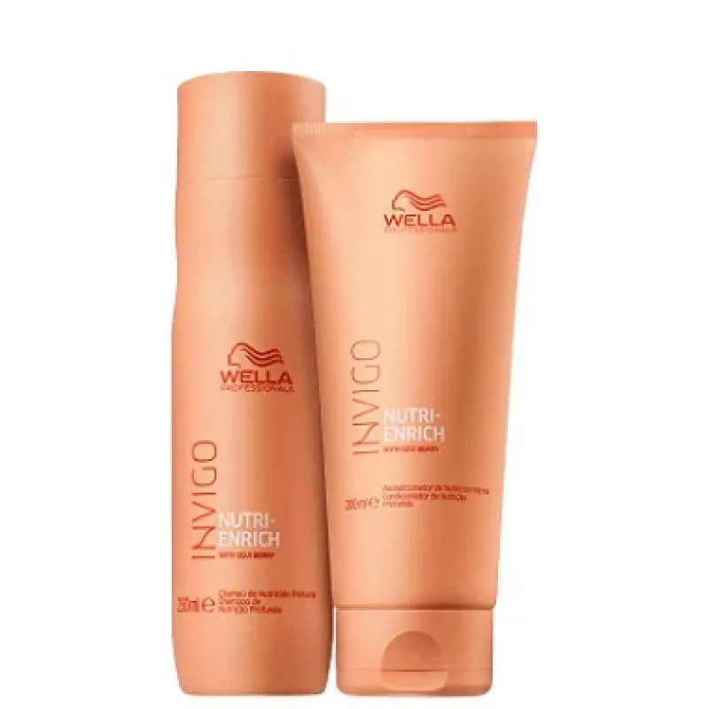 KIT WELLA INVIGO NUTRI-ENRICH DUO (SHAMPOO 250ML + CONDICIONADOR 200ML)