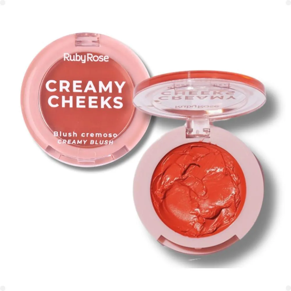 BLUSH CREMOSO RUBY ROSE CREAMY CHEEKS SAND BROWN HB-M02-3 5,5G