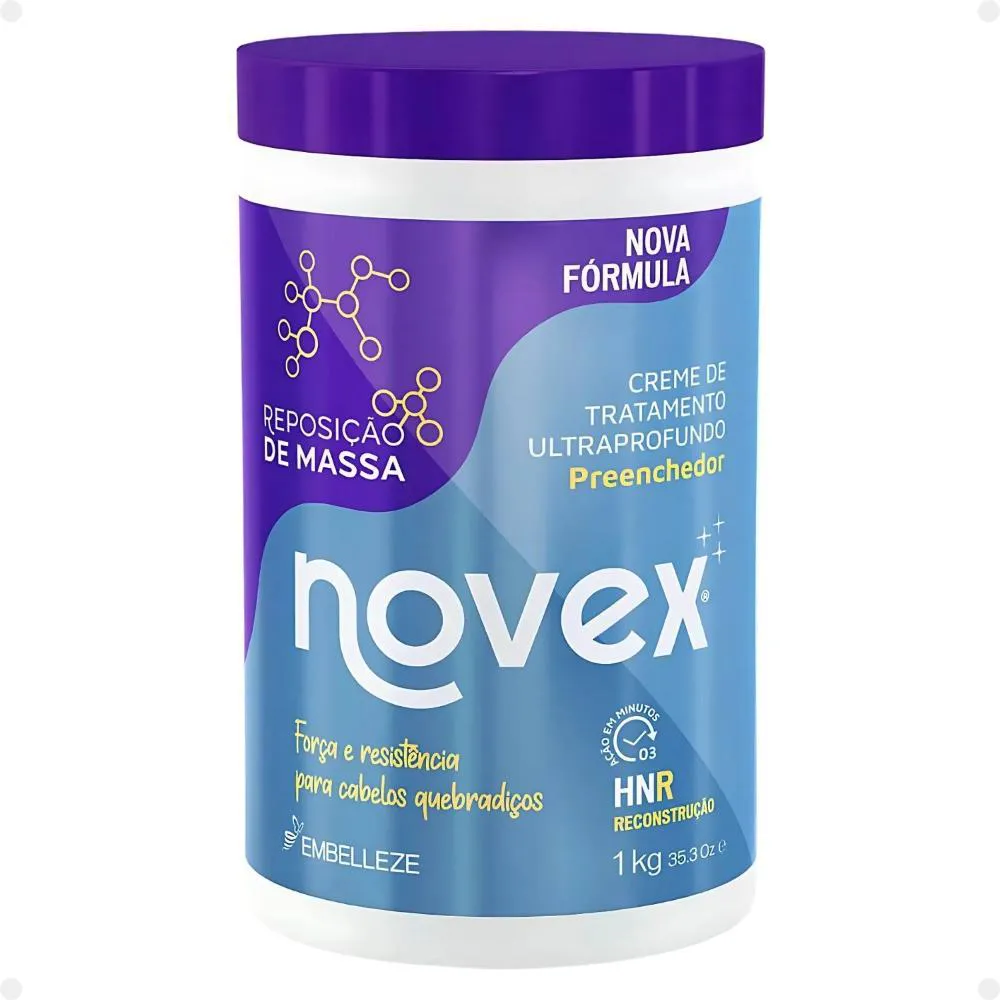 CREME DE TRATAMENTO EMBELLEZE NOVEX REPOSIçãO DE MASSA 1KG