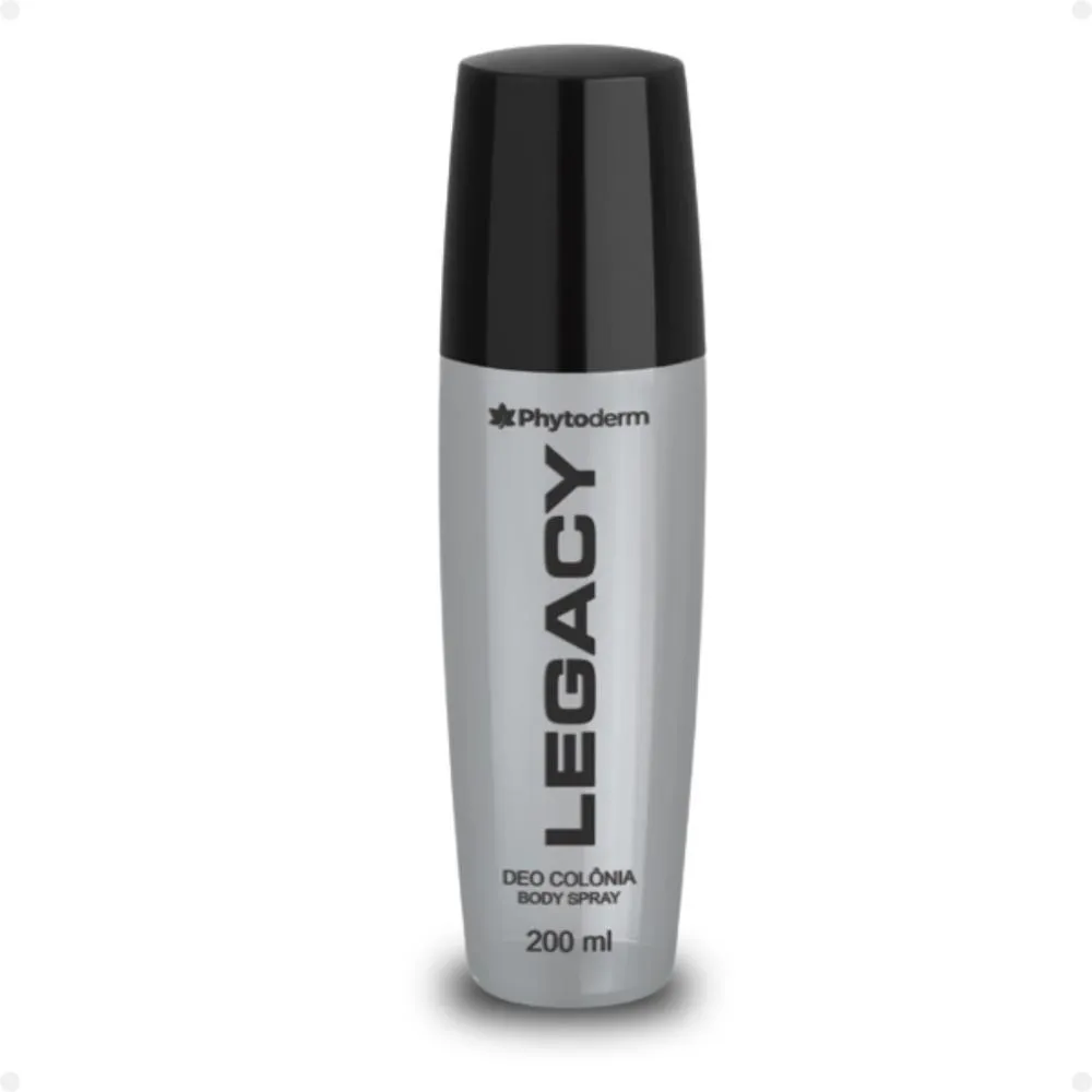 DEO COLôNIA BODY SPRAY PHYTODERM LEGACY 200ML