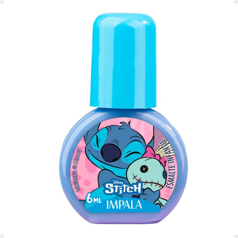 ESMALTE INFANTIL IMPALA DISNEY STITCH ALOHA QUER DIZER FAMíLIA 6ML