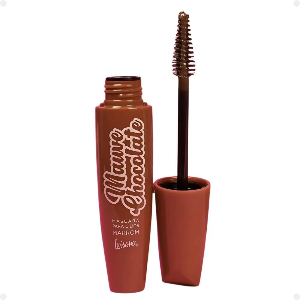 MáSCARA PARA CíLIOS MARROM LUISANCE MAUVE CHOCOLATE 12ML