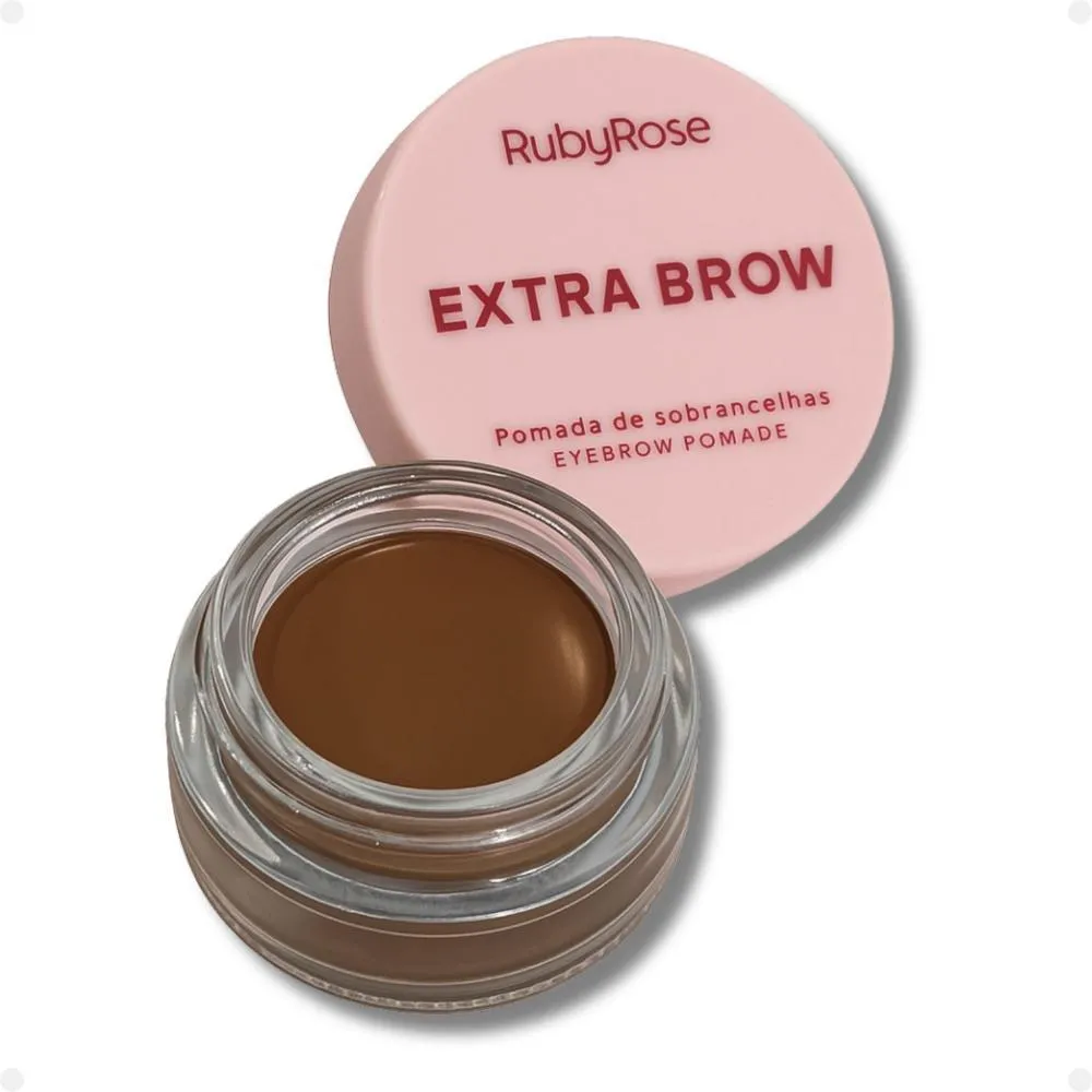 POMADA DE SOBRANCELHAS RUBY ROSE EXTRA BROW SEPIA HB-E2502-3