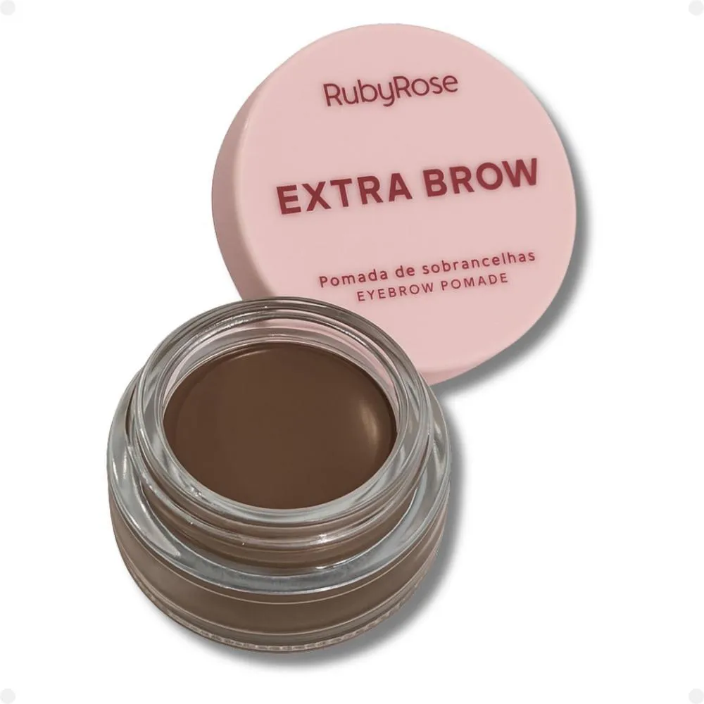 POMADA DE SOBRANCELHAS RUBY ROSE EXTRA BROW UMBER HB-E2502-4