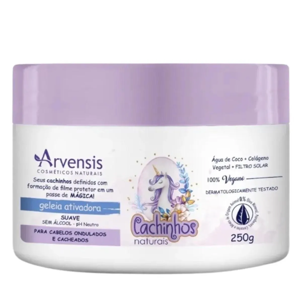 ARVENSIS CACHINHOS NATURAIS - GELEIA ATIVADORA SUAVE 250G