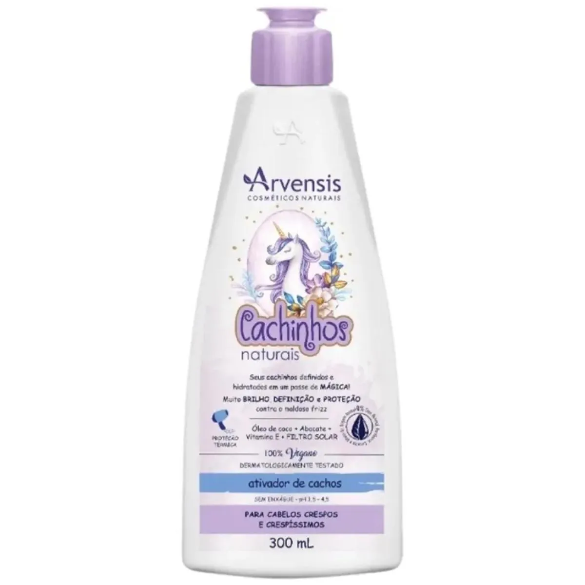 ARVENSIS CACHINHOS NATURAIS - CRESPOS E CRESPíSSIMOS - ATIVADOR DE CACHOS  300ML
