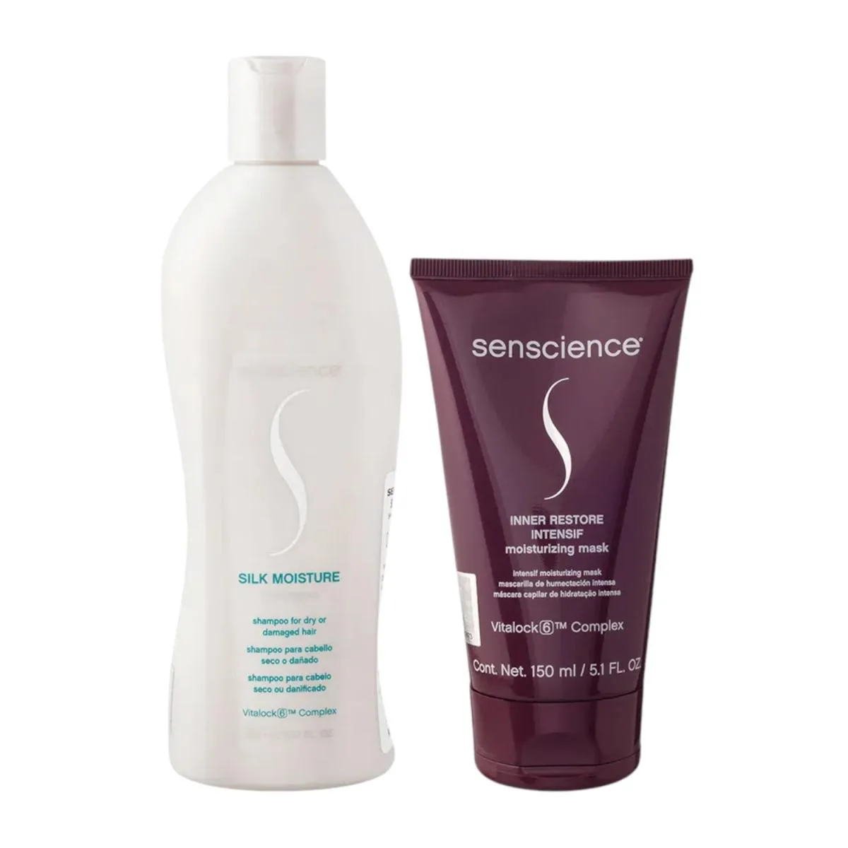 KIT SENSCIENCE SILK MOISTURE SHAMPOO 280ML + INNER RESTORE INTENSIF 150ML