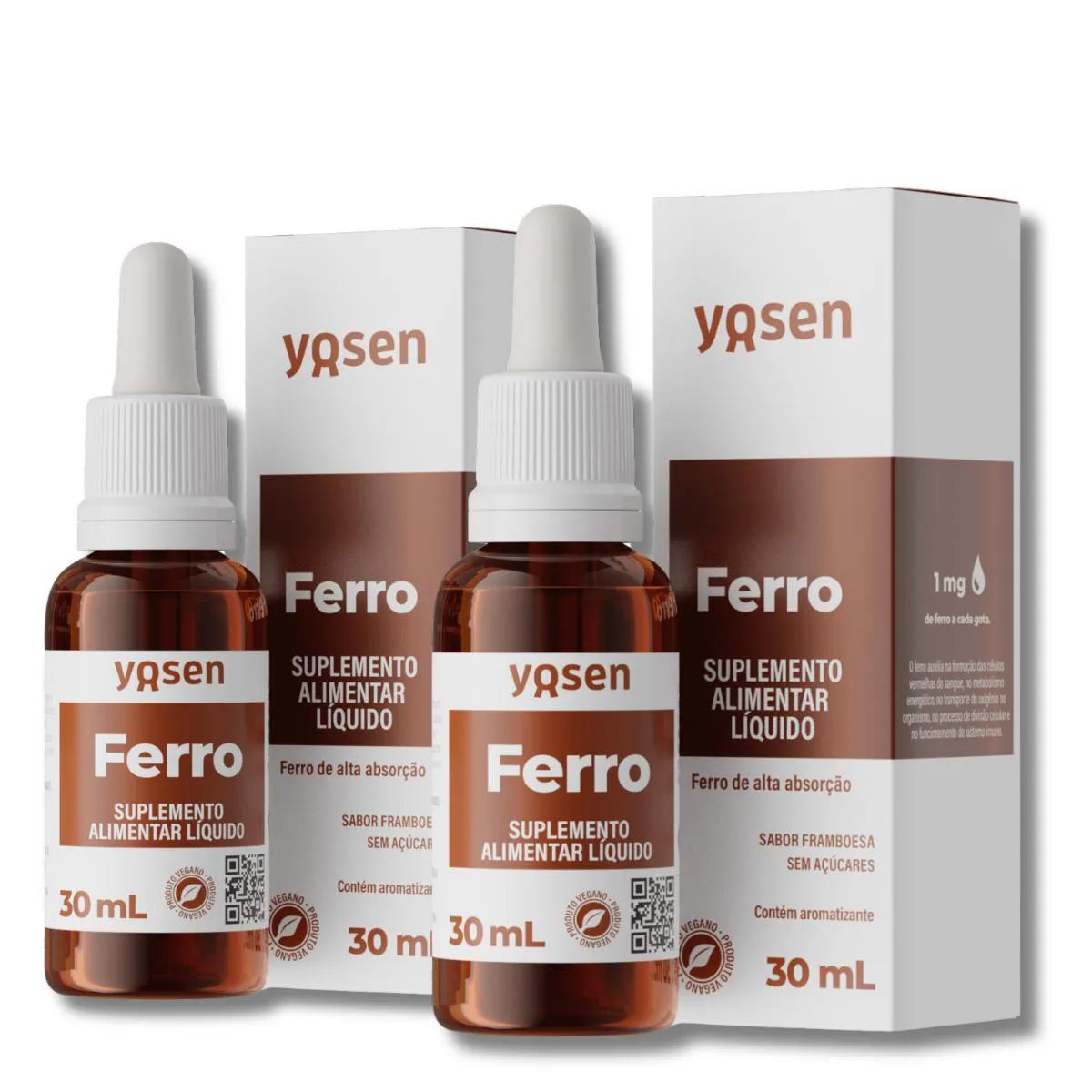 KIT 2 FERRO YDROSOLV 30ML YOSEN