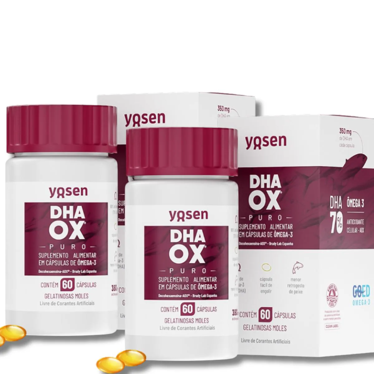 KIT 2 DHAOX PURO - 60 CAPS YOSEN