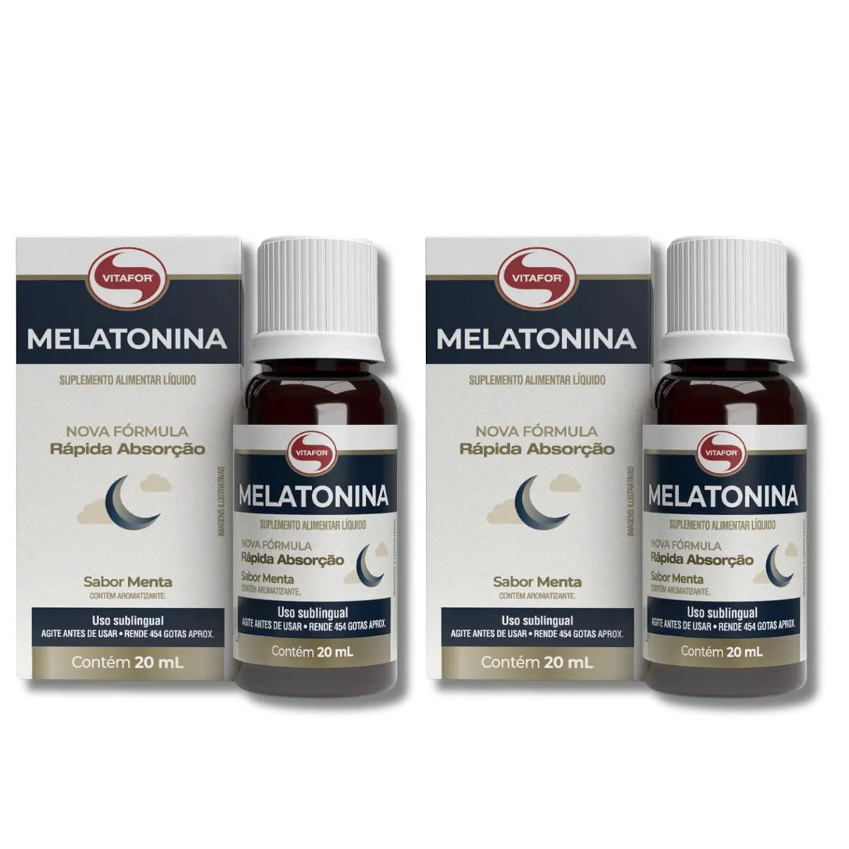 KIT 2 MELATONINA 20ML VITAFOR