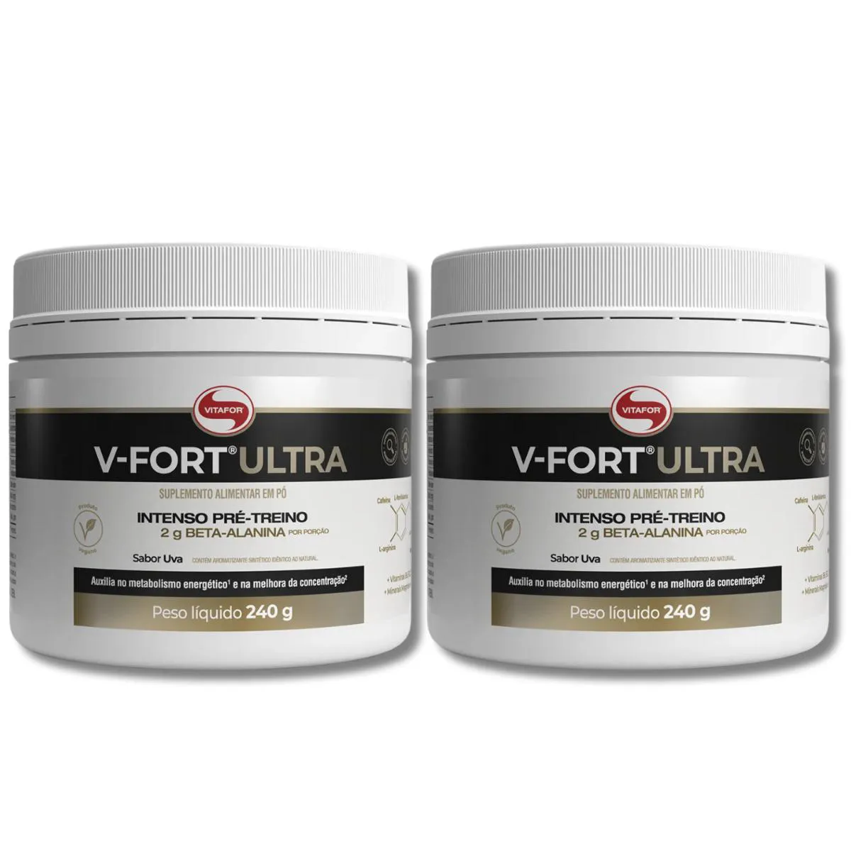KIT 2 V-FORT ULTRA UVA POTE 240G VITAFOR