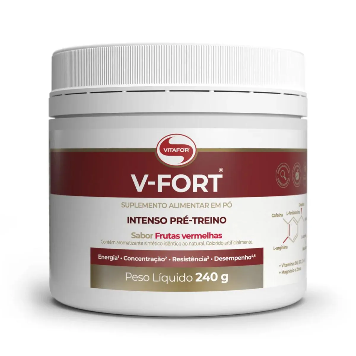 V-FORT FRUTAS VERMELHAS POTE 240G VITAFOR