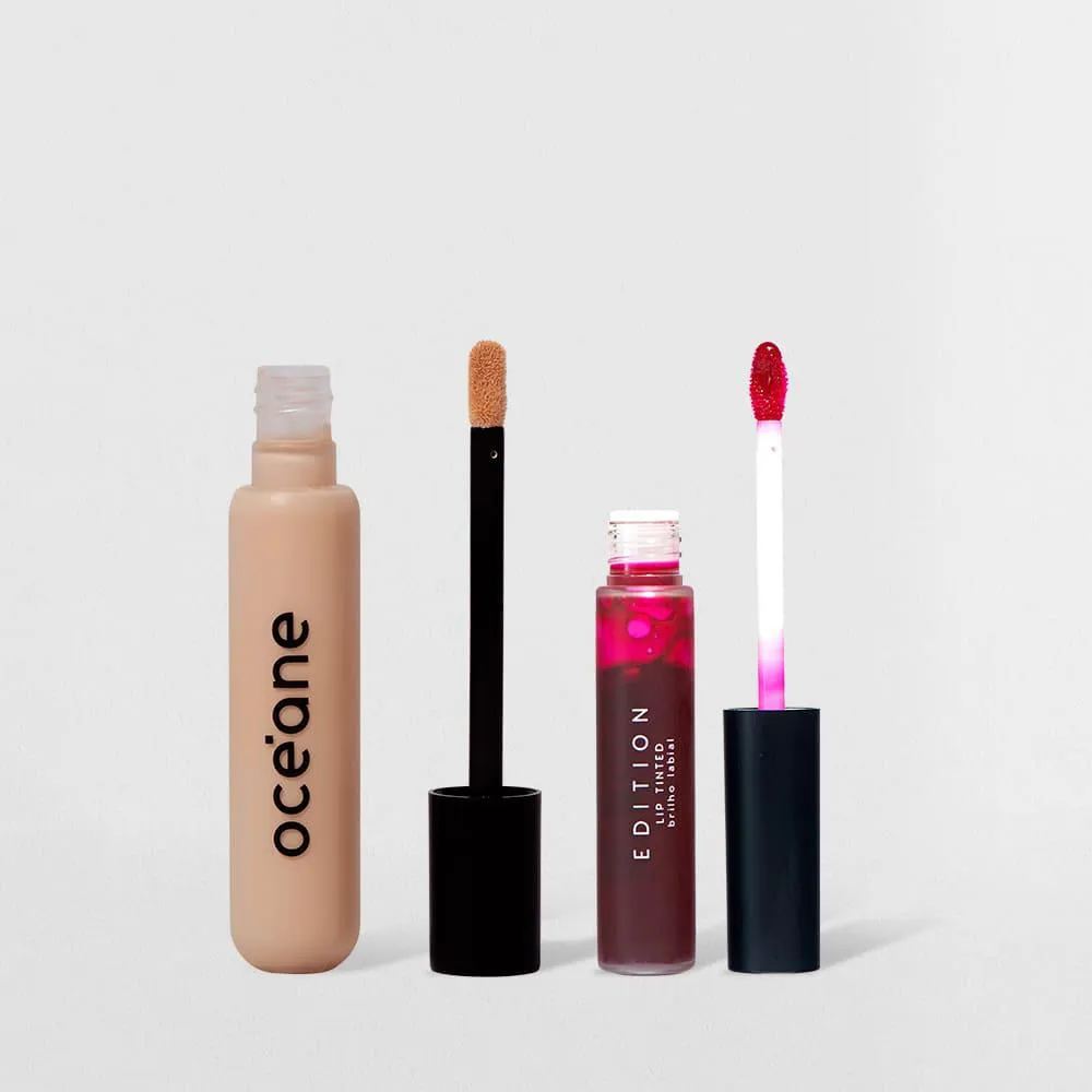 KIT CORRETIVO LíQUIDO FAIR + LIP TINT OCéANE EDITION (2 PRODUTOS)