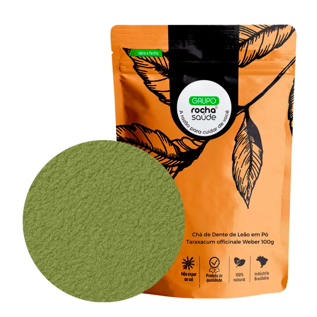 CHá DE DENTE DE LEãO EM Pó TARAXACUM OFFICINALE WEBER 100G