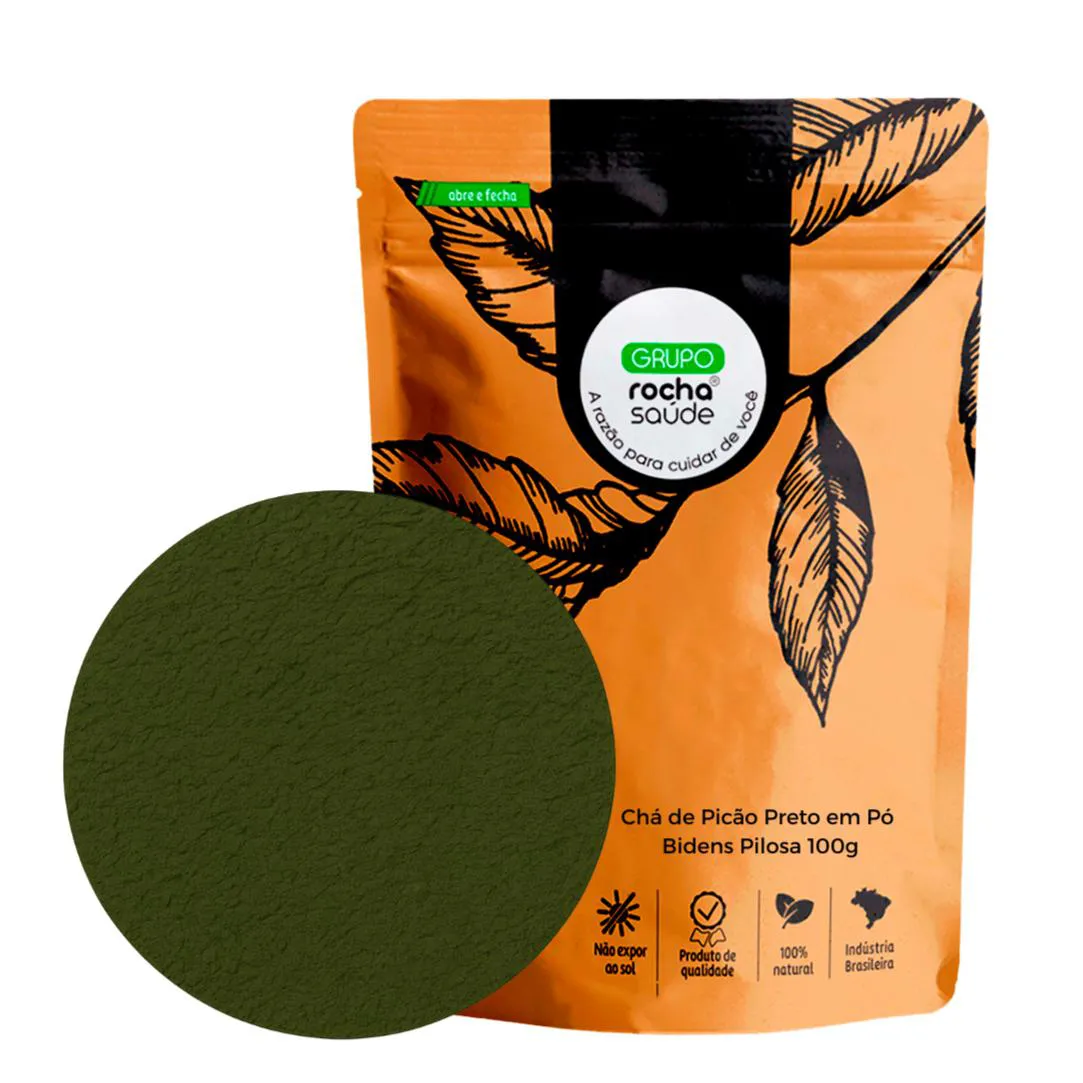 CHá DE PICãO PRETO EM Pó BIDENS PILOSA 100G