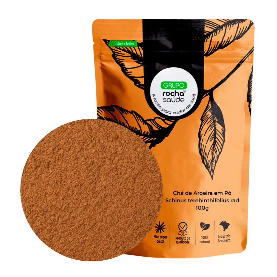 CHá DE AROEIRA EM Pó SCHINUS TEREBINTHIFOLIUS RAD 100G