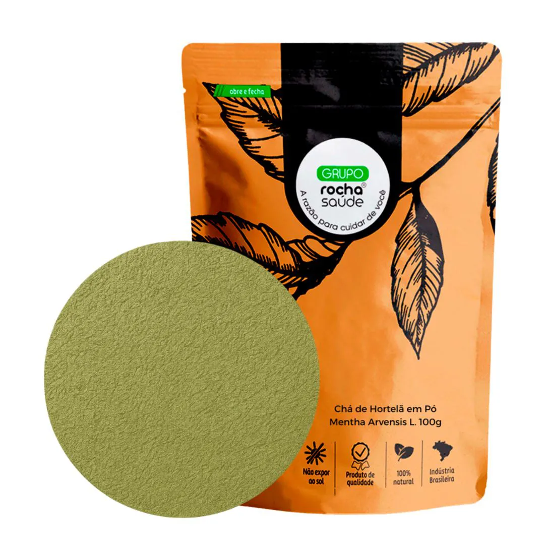 CHá DE HORTELã EM Pó MENTHA ARVENSIS L. 100G