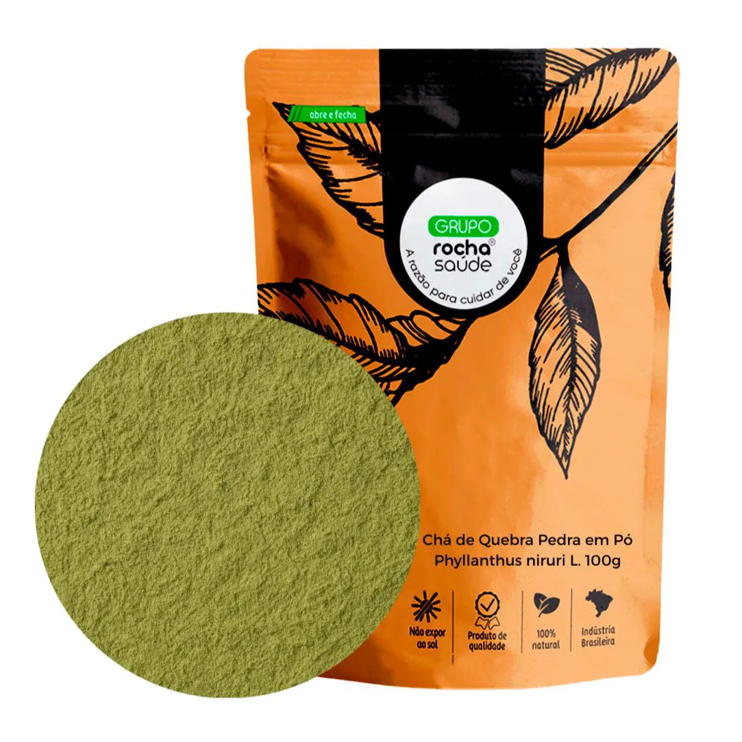 CHá DE QUEBRA PEDRA EM Pó PHYLLANTHUS NIRURI L. 100G