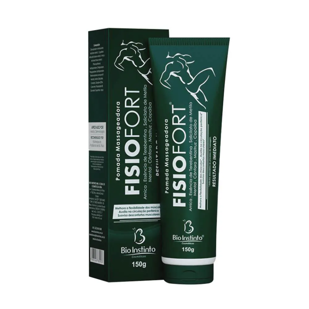 POMADA MASSAGEADORA FISIOFORT 150G - BIO INSTINTO