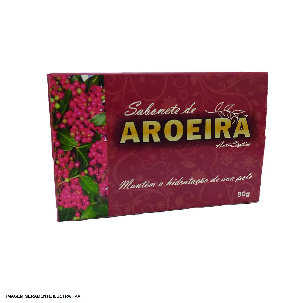 SABONETE ARTESANAL DE AROEIRA 90G