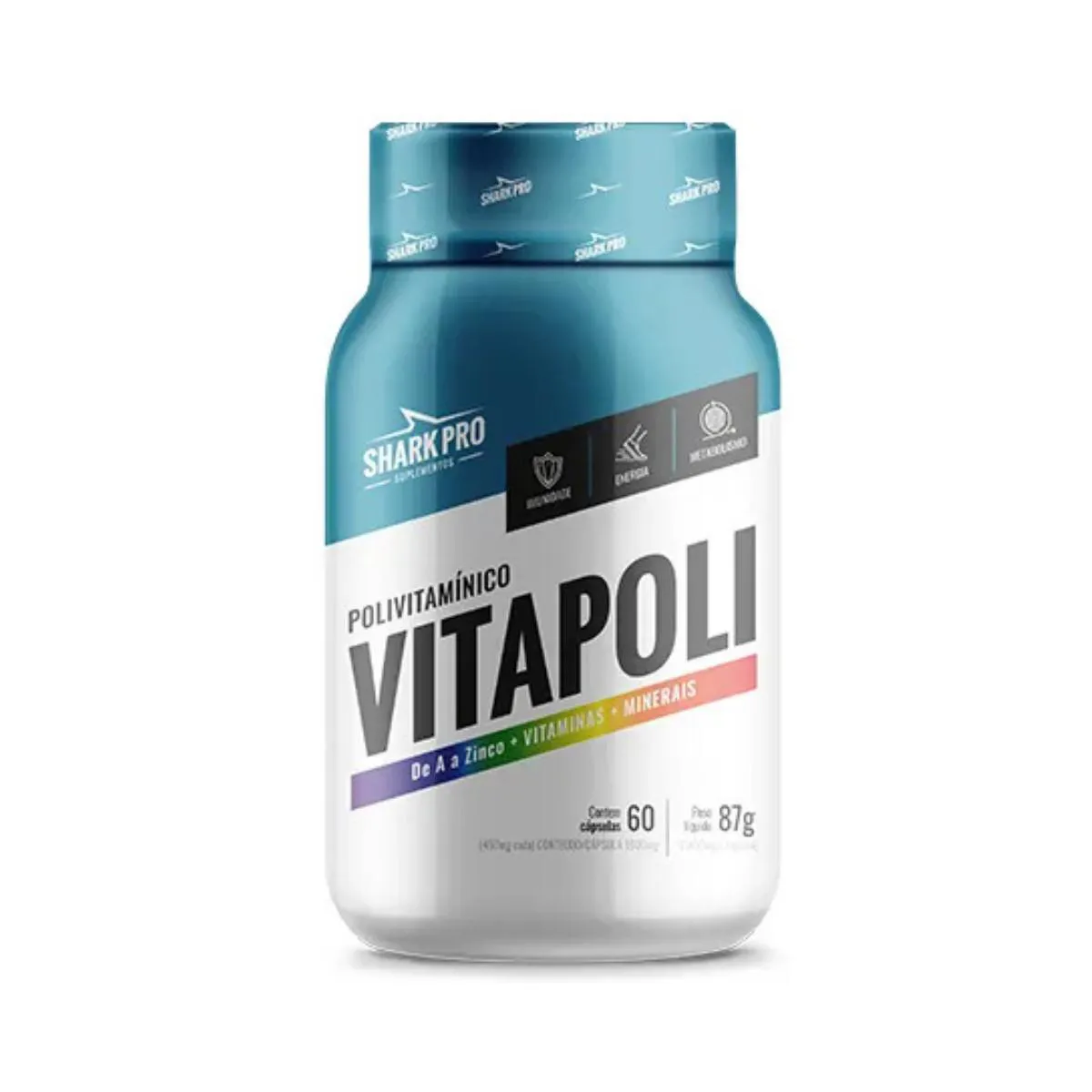 VITAPOLI POLIVITAMINICO 60CAP SHARK PRO