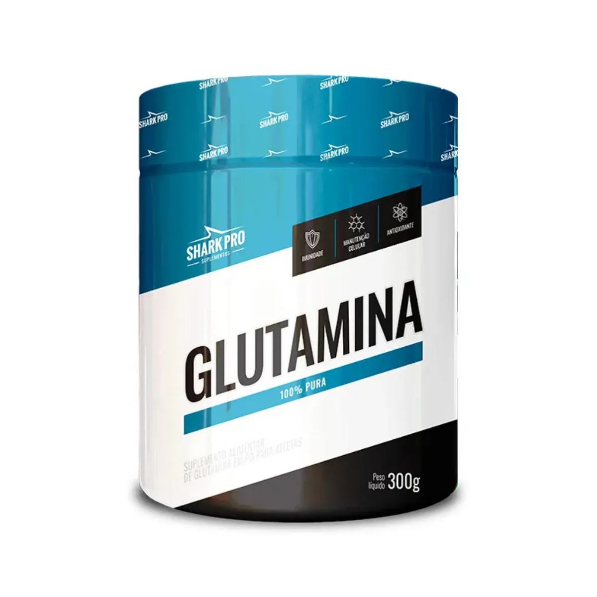 GLUTAMINA MICRONIZADA 300G SABOR NATURAL SHARK PRO