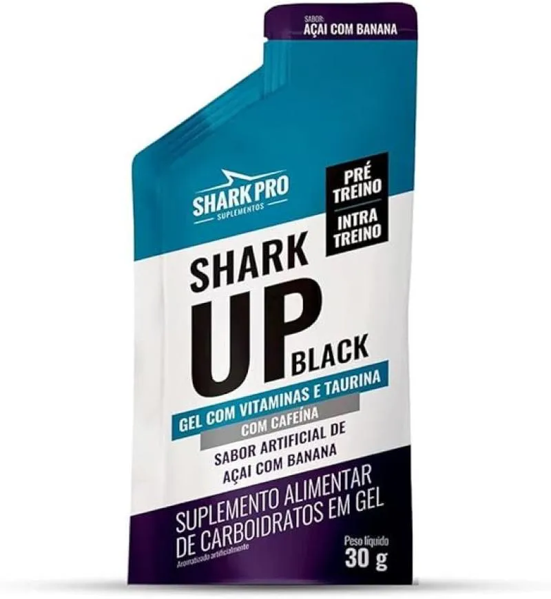 SHARK-UP SABOR ACAI E BANANA 30G SACHE EM GEL SHARK PRO
