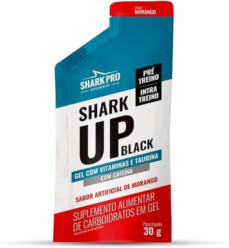 SHARK-UP SABOR MORANGO SACHE EM GEL 30G SHARK PRO