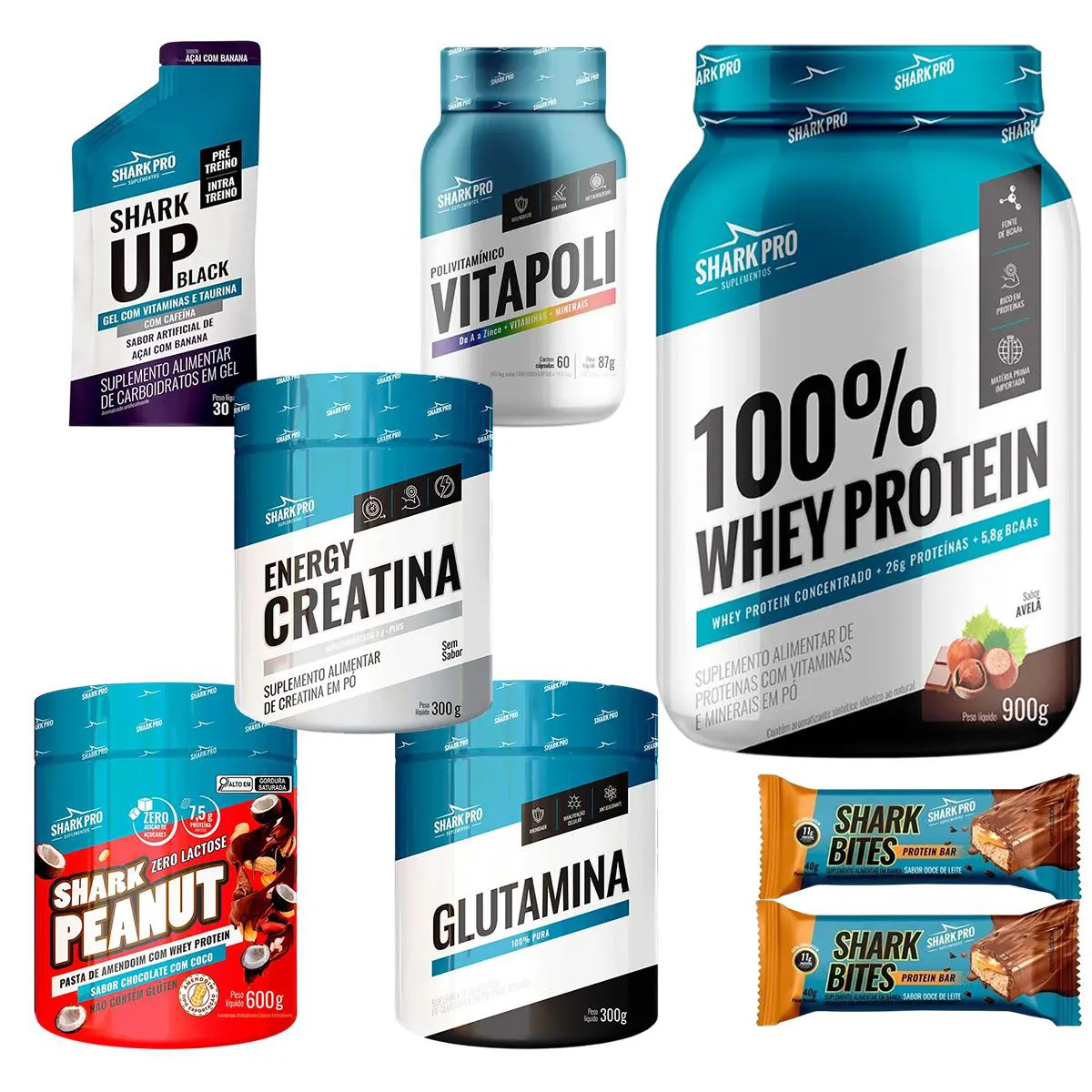 HIPERTROFIANDO GANHO DE MASSA MAGRA SHARK PRO
