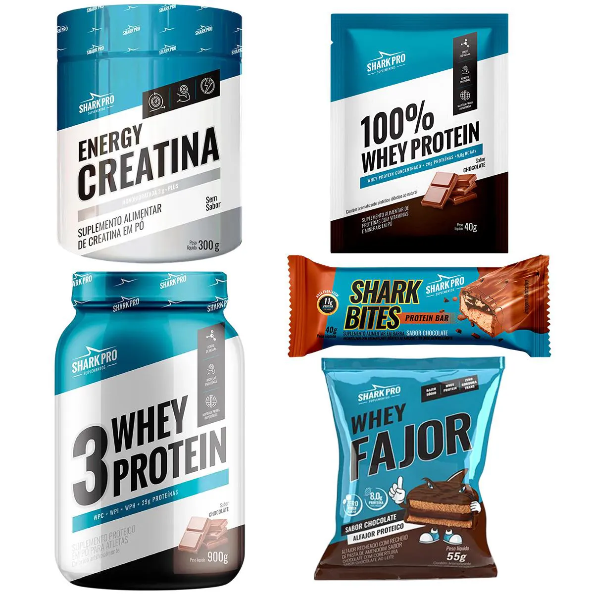 HIPERTROFIANDO SABOR CHOCOLATE GANHO DE MASSA MAGRA SHARK PRO