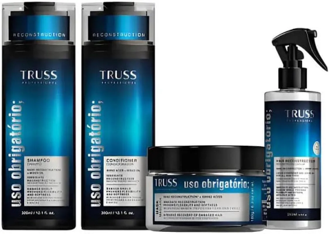 KIT USO OBRIGATóRIO COMPLETO (4 PRODUTOS) TRUSS