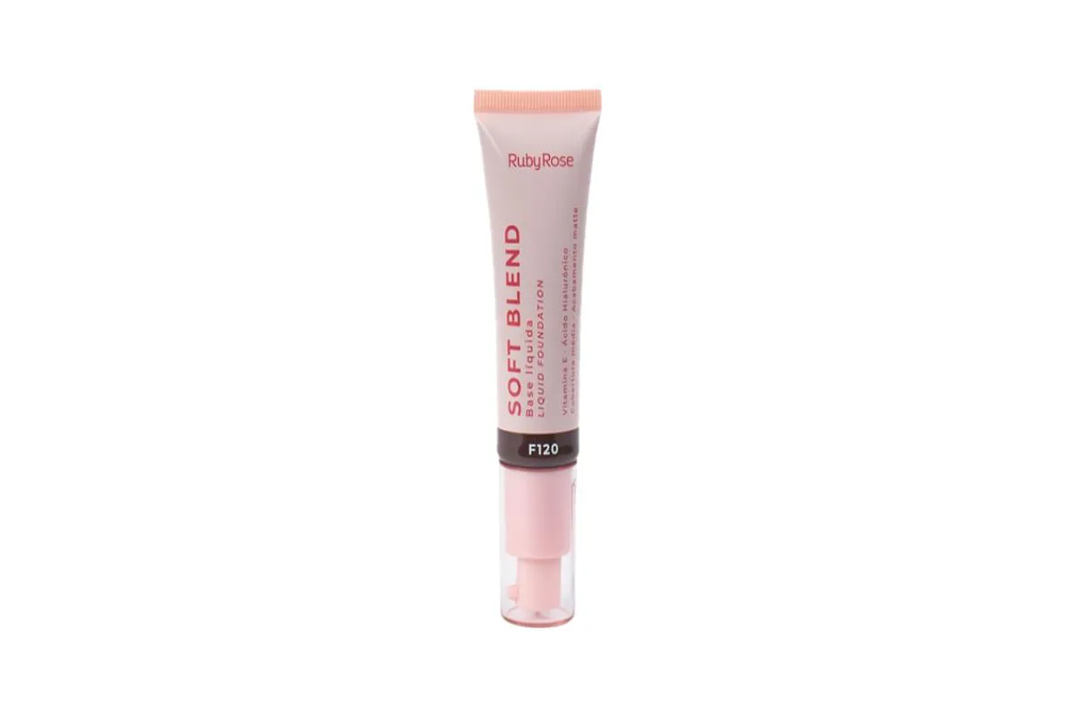 RUBY ROSE SOFT BLEND F120 - BASE LíQUIDA 30G