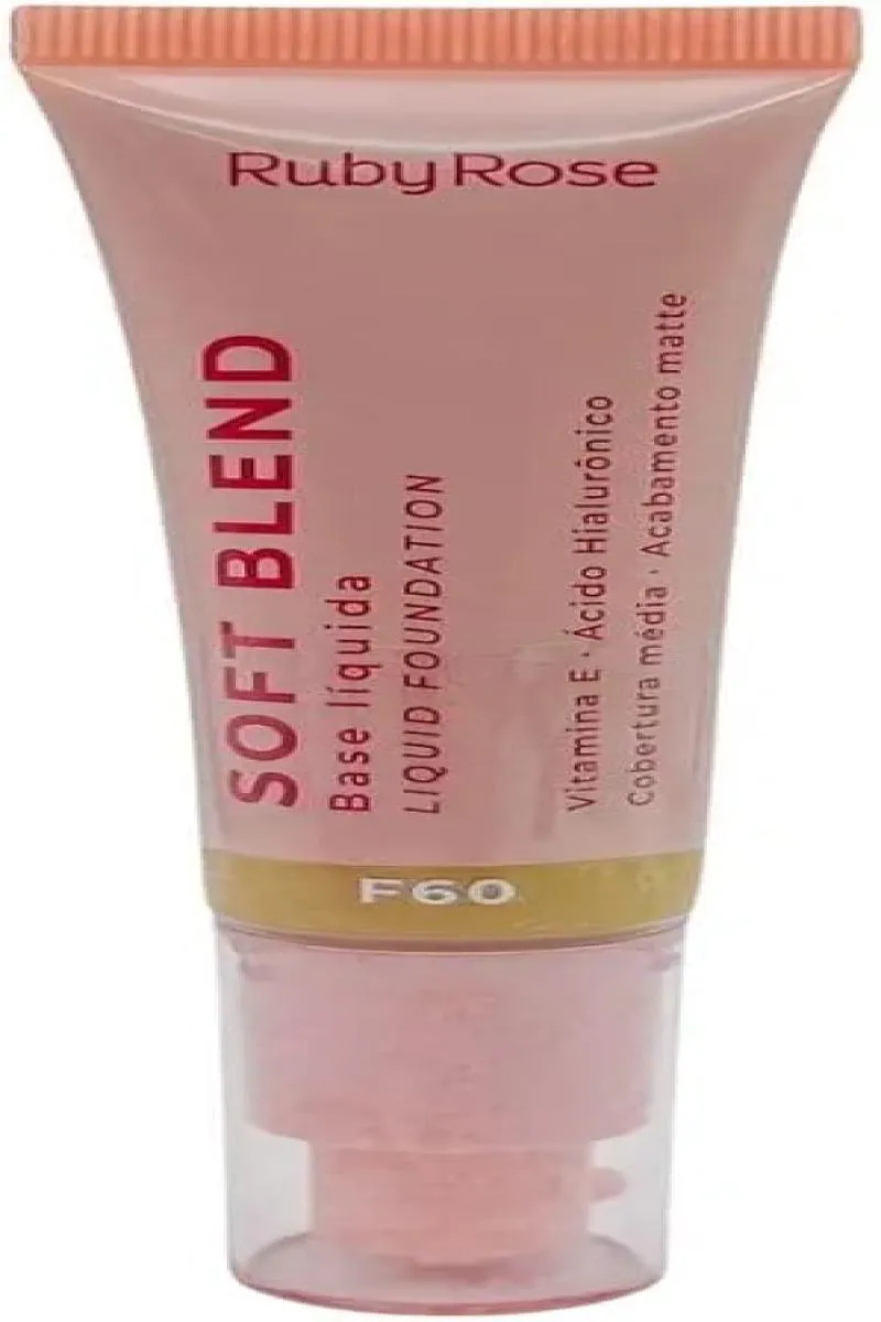 RUBY ROSE SOFT BLEND F60 - BASE LíQUIDA 30G