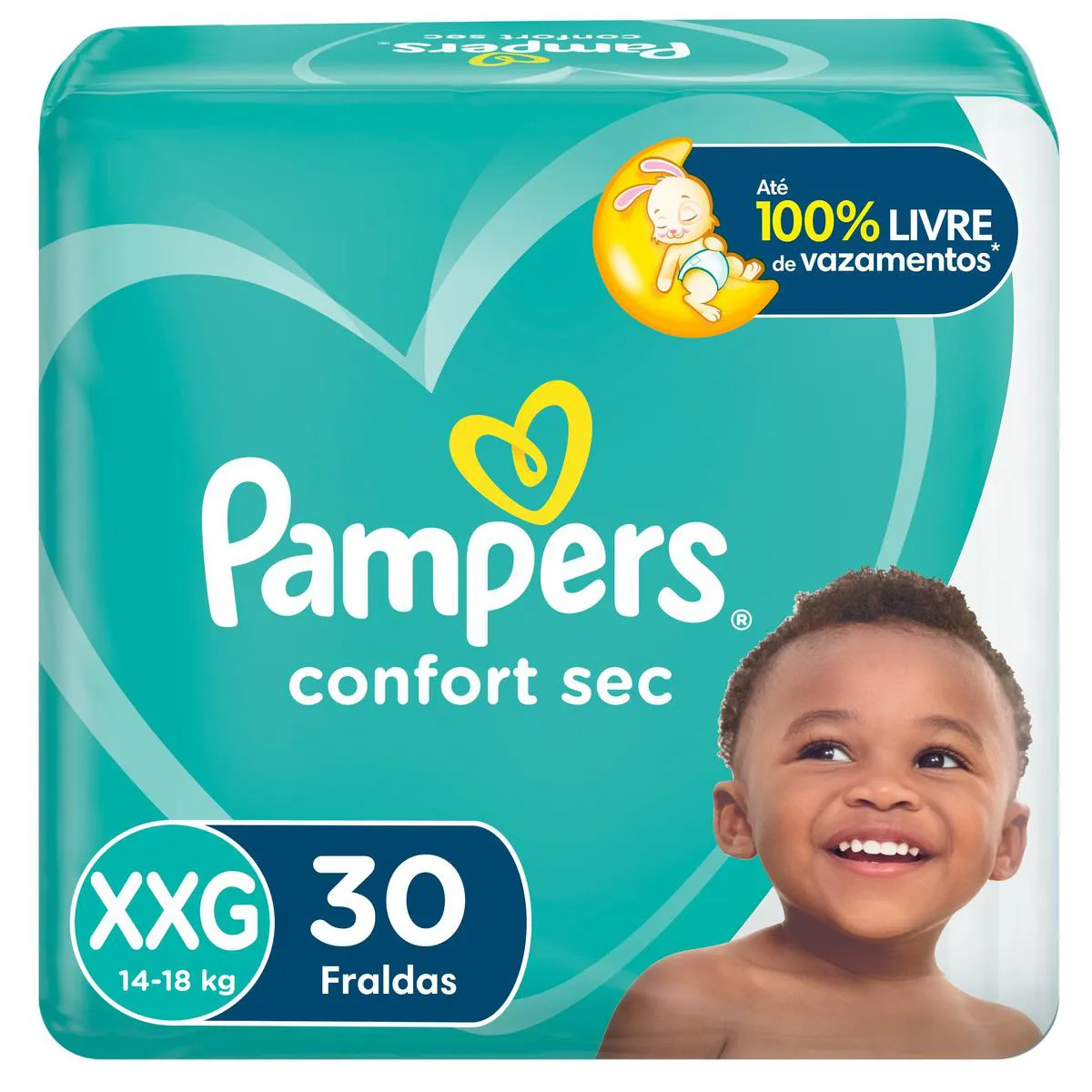 Fralda Pampers Confort Sec XXG 30 unidades