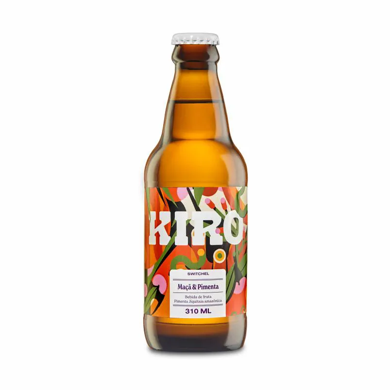 KIT 3X: BEBIDA KIRO SWITCHEL COM MAçã E PIMENTA 310ML