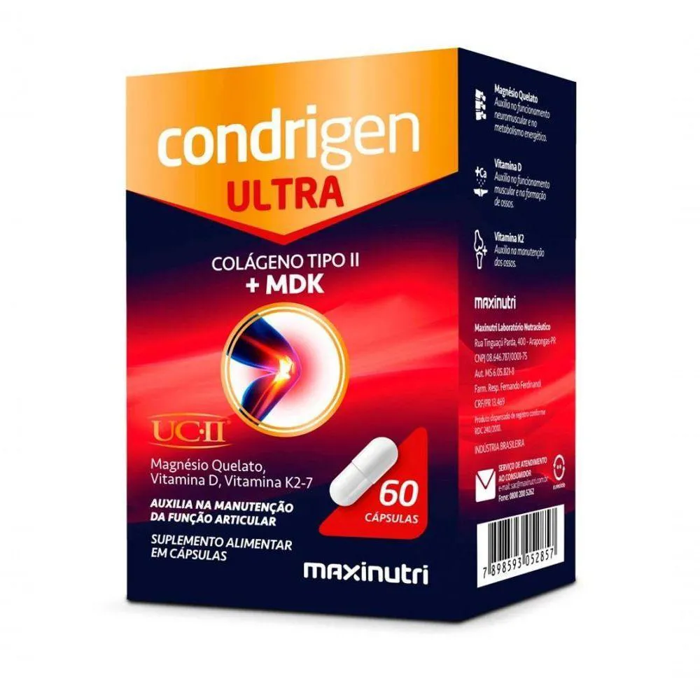 CONDRIGEN ULTRA COLáGENO TIPO II + MDK 60 CAPS