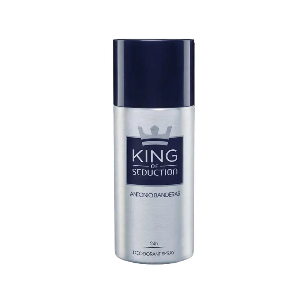 DESODORANTE KING OF SEDUCTION ANTONIO BANDERAS MASCULINO 150  ML